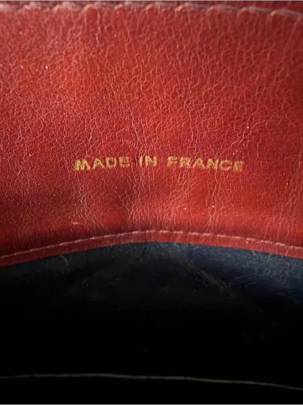 Chanel Vintage Two-Tone Lambskin Tote | Gold Hardware - Burgundy